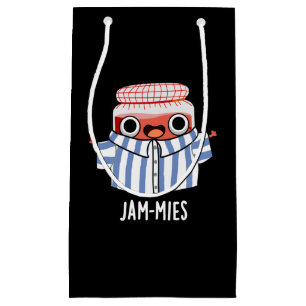 Jammies Funny Pajama Jam Pun Dark BG Klein Cadeauzakje