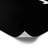 Jammies Funny Pajama Jam Pun Dark BG Poster (Hoek)