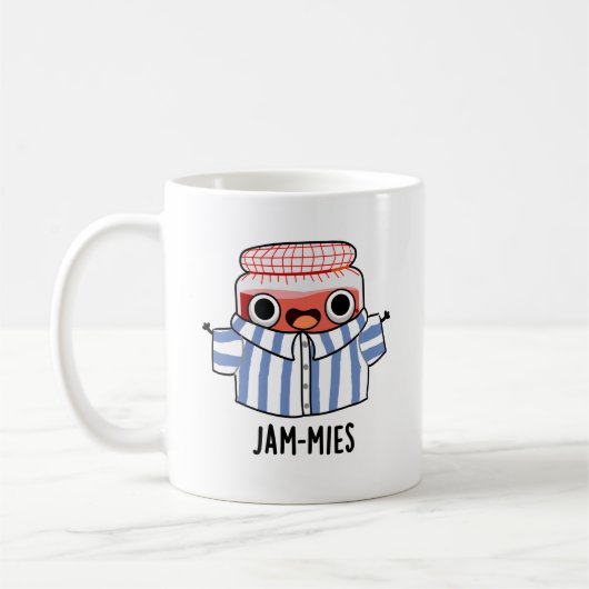 Jammies Funny Pajama Jam Pun Koffiemok (Links)