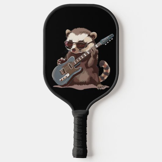 Jammin Badger Pickleball Paddle (Achterkant)
