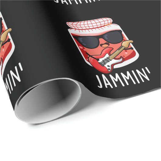 Jammin Funny Rocker Jam Pun Cadeaupapier (Rol Hoek)