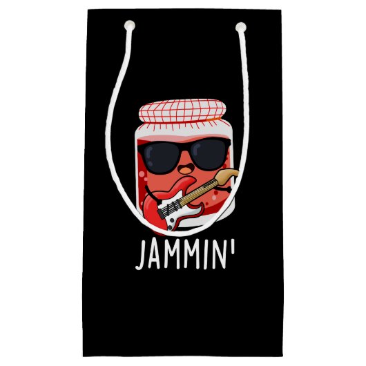 Jammin Funny Rocker Jam Pun Klein Cadeauzakje (Voorkant)