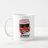 Jammin Funny Rocker Jam Pun Koffiemok (Links)