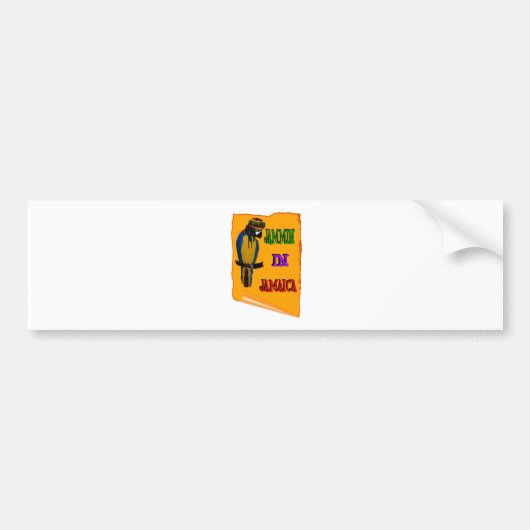 Jammin' in Jamaica Bumpersticker (Voorkant)