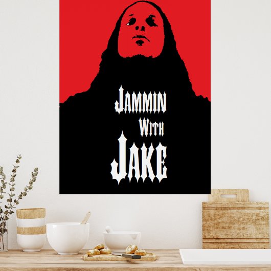 JAMMIN MET JAKE Poster (Keuken)