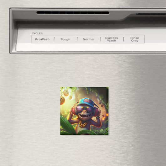 Jammin Monkey Magneet (Insitu (Vaatwasser))