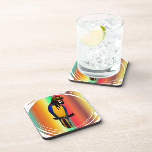 JAMMIN PARROT DRANKJES ONDERZETTER (Rechterzijde)