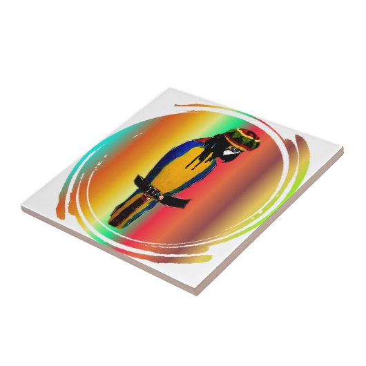 JAMMIN PARROT TEGELTJE (Zijkant)