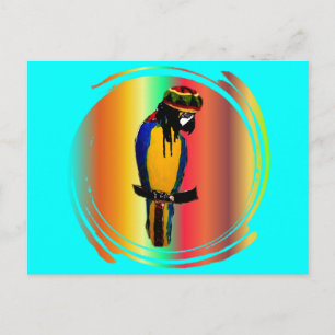 JAMMINDE PAPEGAAI BRIEFKAART