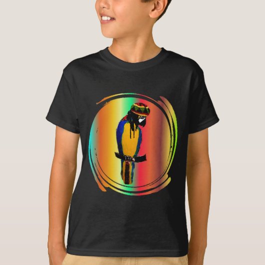 JAMMINDE PAPEGAAI T-SHIRT (Voorkant)