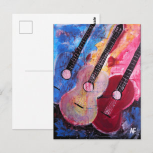 Jamming be Goode Schilderij van Alfred Fox Briefkaart