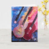 Jamming be Goode Schilderij van Alfred Fox Kaart (Gele Bloem)