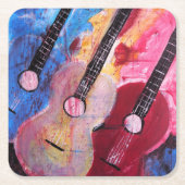 Jamming be Goode Schilderij van Alfred Fox Kartonnen Onderzetters (Voorkant)