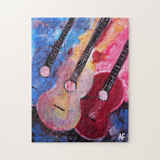 Jamming be Goode Schilderij van Alfred Fox Legpuzzel (Verticaal)