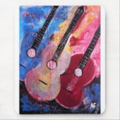 Jamming be Goode Schilderij van Alfred Fox Muismat (Voorkant)