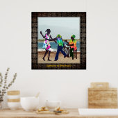 "Jamming by the Beach" Poster (Keuken)