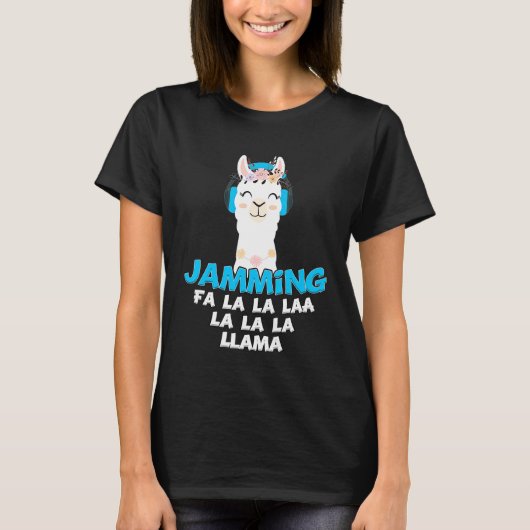 Jamming La La Laa La La La La Llama T-shirt (Voorkant)