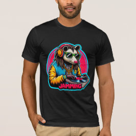 JAMMING-OPOSSUM DJ 4 T-SHIRT