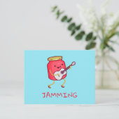 Jamming Pun Briefkaart (Staand voorkant)