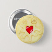 Jammy Dodger Biscuit Illustration Badge Ronde Button 5,7 Cm (Voorkant /achterkant)