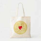 Jammy Dodger Biscuit Illustration Bag Tote Bag (Voorkant)