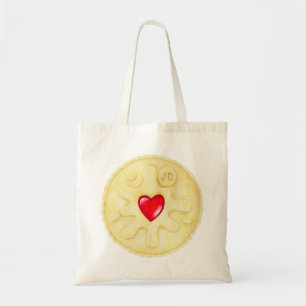 Jammy Dodger Biscuit Illustration Bag Tote Bag