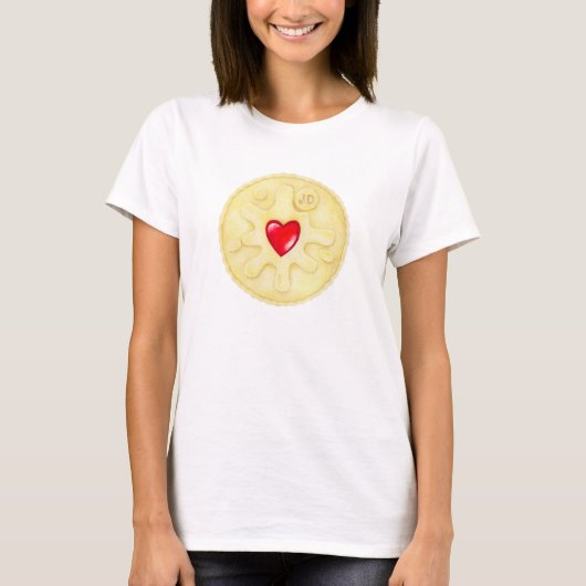 Jammy Dodger Illustration Women's T Shirt (Voorkant)