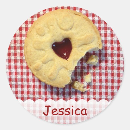 Jammy Dodger Party Sticker (Voorkant)