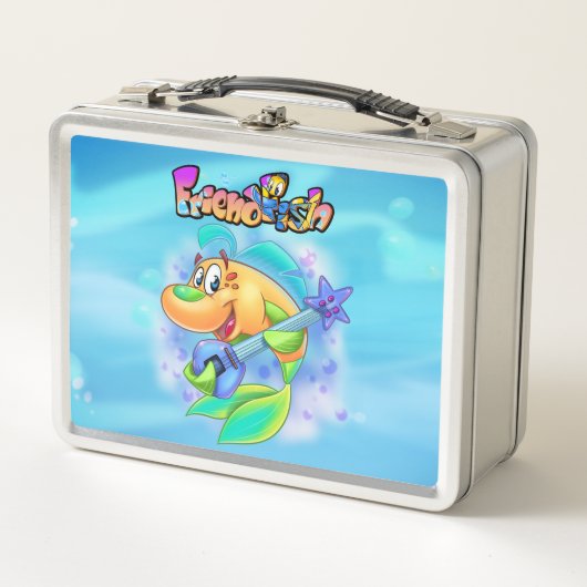 Jammy the Guitar Fish – FriendFish Lunchbox (Voorkant)