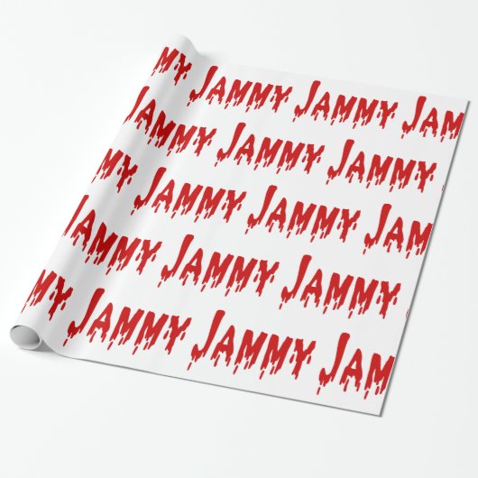 Jammy Wrapping Paper Cadeaupapier (Uitgerold)