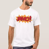 Jamo. Rood en Sinaasappel T-shirt (Voorkant)
