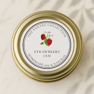 Jampot etiketten, Pot etiketten, Voorraad etikette Ronde Sticker