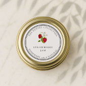 Jampot etiketten, Pot etiketten, Voorraad etikette Ronde Sticker