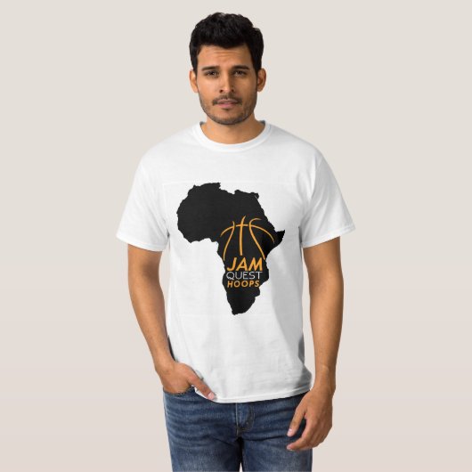 JamQuest Hoops Africa T-shirt (Voorkant volledig)