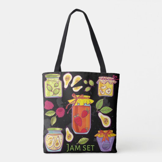 Jams Set Tote Bag (Achterkant)