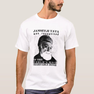 Jamsetji Tata T-shirt ontwerp de beste donortata