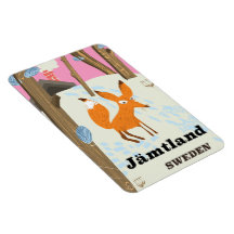 Jämtland Zweden poster van oud reizen