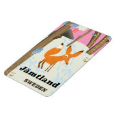 Jämtland Zweden vintage reisposter Magneet (Linkerzijde)