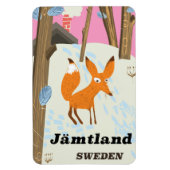 Jämtland Zweden vintage reisposter Magneet (Verticaal)