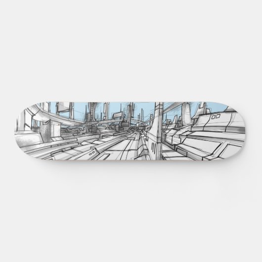 Jamz-City9000 Persoonlijk Skateboard (Horizontaal)