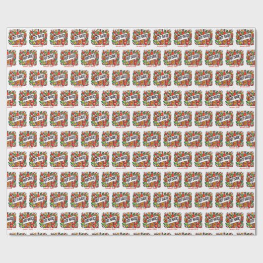 Jan 22nd - Hete Saus Dag Cadeaupapier (Vlak)