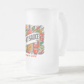 Jan 22nd - Hete Saus Dag Matglas Bierpul (Voorkant rechts)