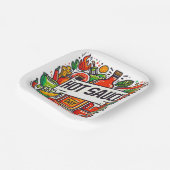 Jan 22nd - Hete Saus Dag Papieren Bordje (Gebogen)