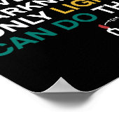 Jan-37 Duisternis kan niet alleen de duisternis ve Poster (Hoek)