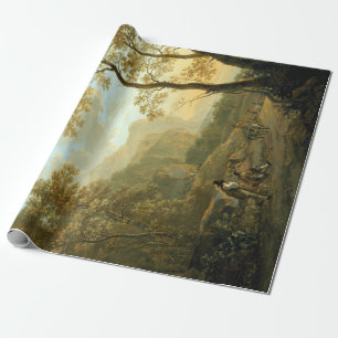 Jan Allebei Landscape met Resting Travelers Cadeaupapier