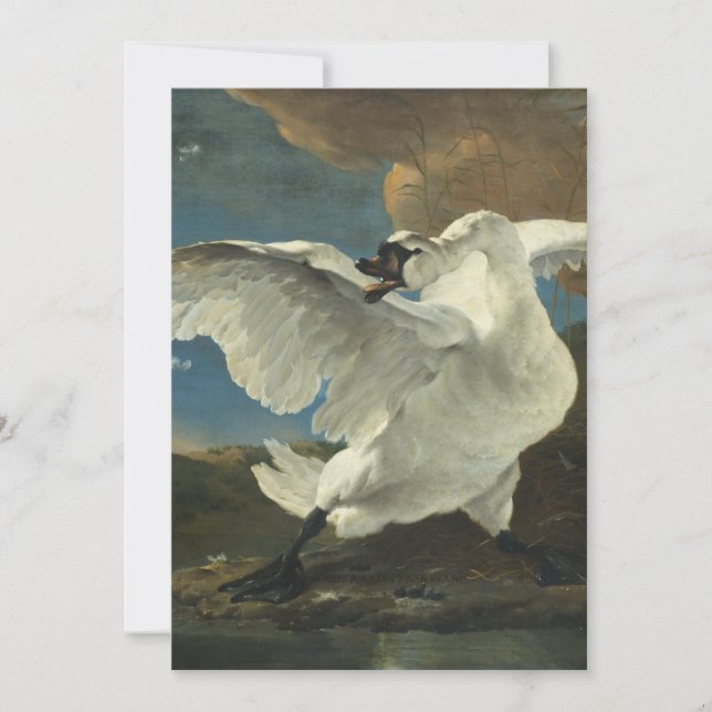 Jan Asselyn - De bedreigde Zwan (Voorkant)