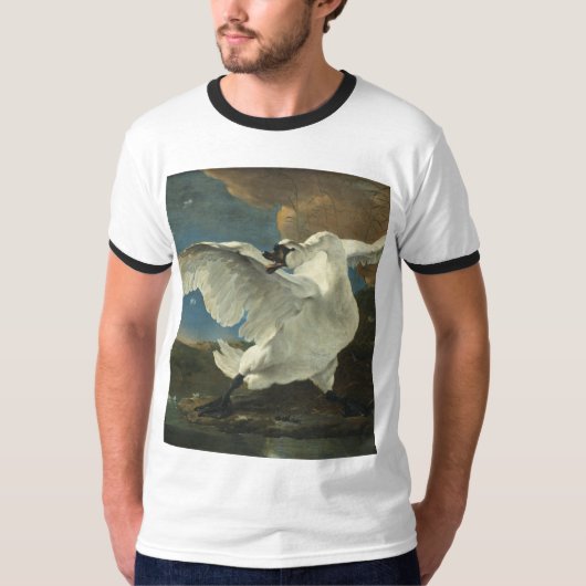 Jan Asselyn - De bedreigde Zwan T-shirt (Voorkant)