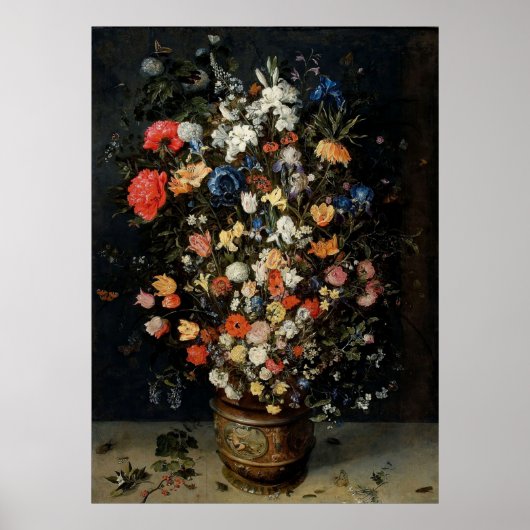 jan brueghel de oudere Boequet Poster (Voorkant)