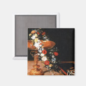 Jan Brueghel Flowers Magneet (Voorkant / Achterkant)