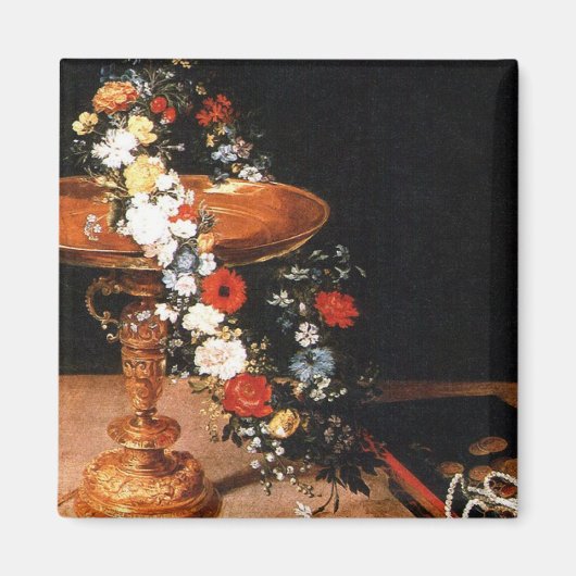 Jan Brueghel Flowers Magneet (Voorkant)